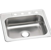 25 in. Drop in Stainless Steel Kitchen Sink