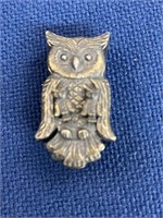 Owl pin/ Earring trinket holder