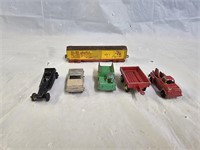 6 Vintage Tootsie Toy Die Cast Vehicles