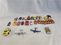 Assortment of Toy Cars and Trucks