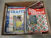 Large Box of Vintage Craft Magazines