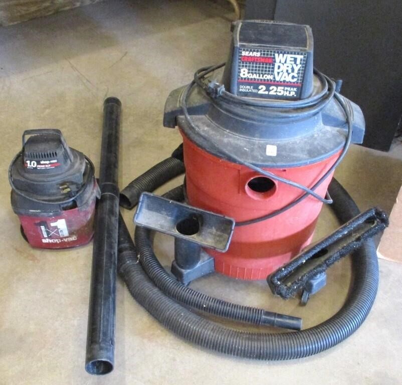 Mini Shop Vac & Craftsman Wet Dry Vac