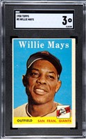 1958 Topps Willie Mays 5 Grade 3