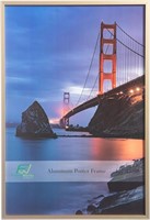 Aluminum Poster Picture Frame  1-Pack  12” x 18”