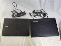 Lenovo and Acer Lap Tops