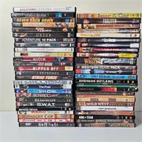 DVD Lot of 52 Western's & Action Movies