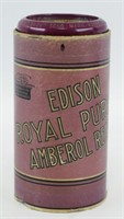 Edison Royal Purple Amberol Cylinder Record