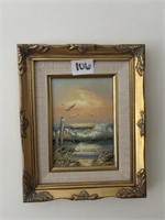 Small Framed Painting - Ocean by A. Murphy
