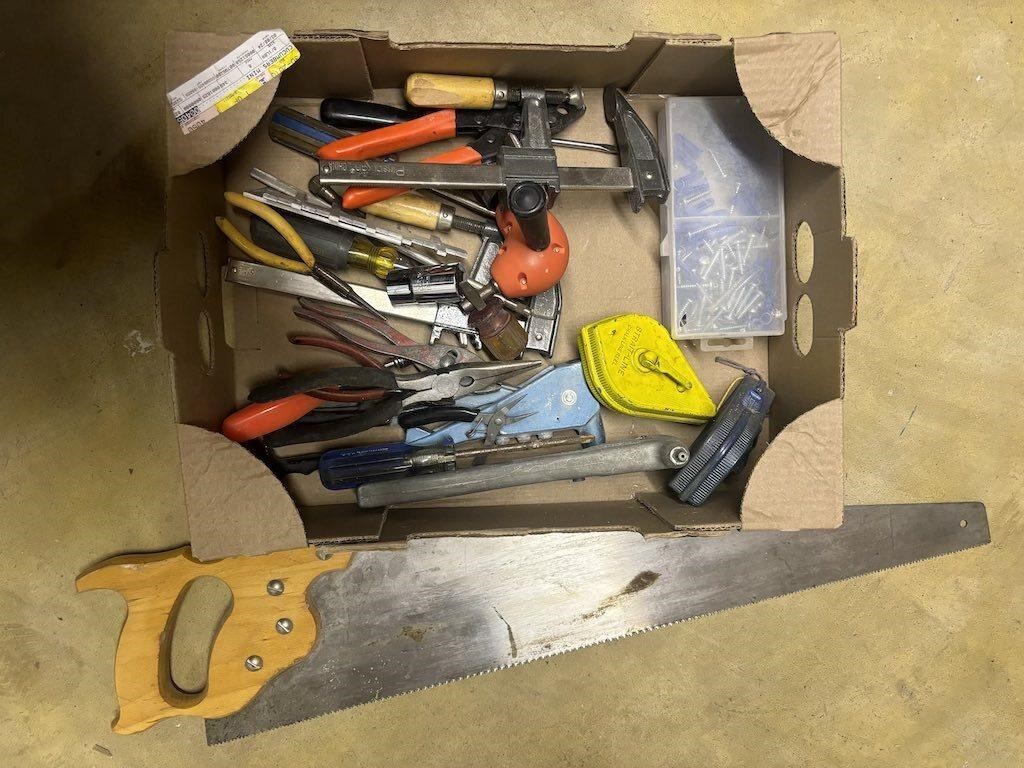 Tools - Saw, Screwdrivers, Pliers etc