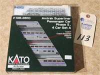Kato Precision Amtrak Superliner #106-3510