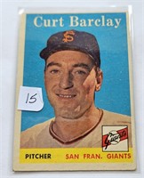 1958 Topps Curt Barclay 21