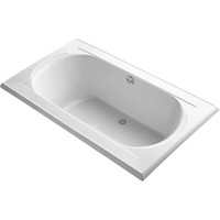 Memoirs 72" Drop-in Bath with Bask Heated Surface