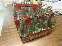 15 pc. Glass Coke Bottles