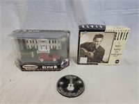 Elvis Presley Die Cast Car, Calendar & Collectible