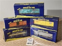5 American Flyer Trains 3/16 scale