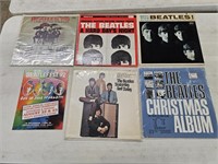 5 The Beatles Vintage Vinyl Records