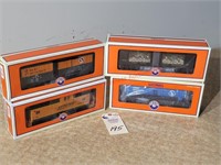 4 Lionel Cars - In Orig boxes - 4 x the money