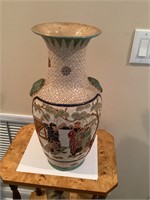 Oriental vase, as is 18” tall
