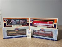 4 Lionel Train Cars in Orig Boxes