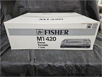 NOS Vintage Fisher MT420 Stereo Turntable