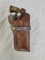 Vintage Edison Cap Gun with Leather Holster