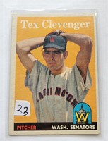 1958 Topps Tex Clevenger 31