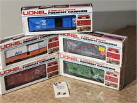 5 Lionel Cars - in Orig Boxes - LCCA Box Car