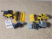 Ertl NEw Holland and Agco Combines & AGCO