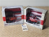 Ertl Cast-IH 9240 and 7250 Combines w/heads