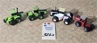Ertl 4WD Tractors- Big Bud 370, MF 4880, Steiger