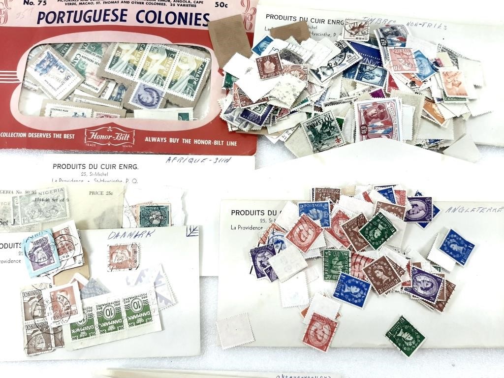 Collection de timbres du Monde
