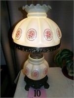 PAINTED GWTW LAMP