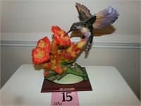 MONTEFIORI COLLECTION HUMMING BIRD AND FLOWERS