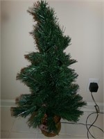SMALL FIBEROPTIC CHRISTMAS TREE