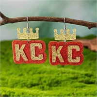 Kansas City Chiefs Pair of Earrings NEW