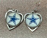 Dallas Cowboys Beautiful Pair of Earrings NEW