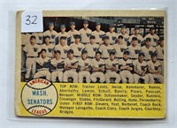 1958 Topps Wash. Senators 44