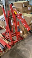 (H) 1 LOT BIG RED 2ton CHERRY PICKER ASSORTED