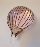 MODERN SIGNED ART GLASS ARMADILLO