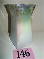CLEAR FROSTED GLASS VASE