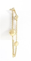 Gabriel 14K YG Two-Strand Fashion Bracelet