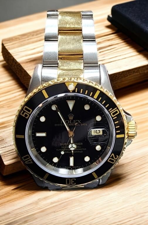Rolex 18K, Stainless Submariner Gent's Wristwatch