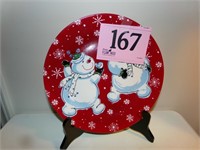 SNOWMAN PLATE