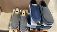 1 LOT 3- SKECHERS MEN’S SLIP-ON SHOES SIZE 9.