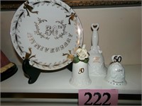 COLLECTION OF 50TH ANNIVERSARY DECOR'