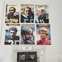 1980 Topps NFL 5"x7" Steelers Trading Card