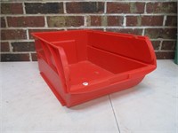 Red Hardware Tray 12x7x17"