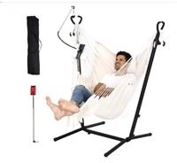 Hammock Chair with Stand and Foot pad