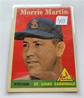 1958 Topps Morrie Martin 53