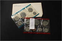 1980 US mint uncirculated coin set (display)
